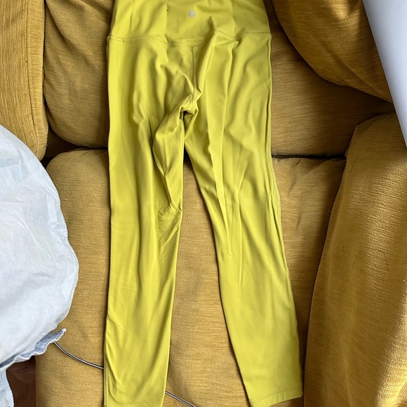 Lululemon align pants, size 8, worn once limited color. - Picture 2 of 2